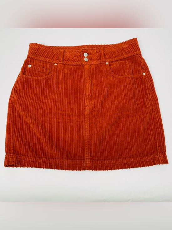 BDG Dresses & Skirts - BDG Rust Burnt Orange Corduroy Zip Pocket Fall Autumn Casual Mini Skirt | Medium